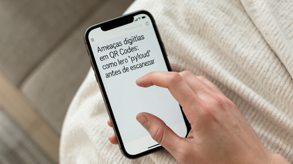 Detalhe fotográfico relacionado a Ameaças digitais em QR Codes: como ler o 'payload' antes de escanear
