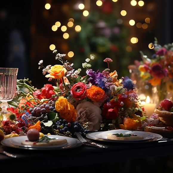 Table Decoration with Edible Flowers: Creating Themed and Elegant Settings