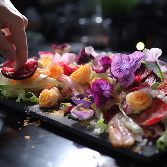 Gourmet Floral Delights: Main Courses with Edible Flowers