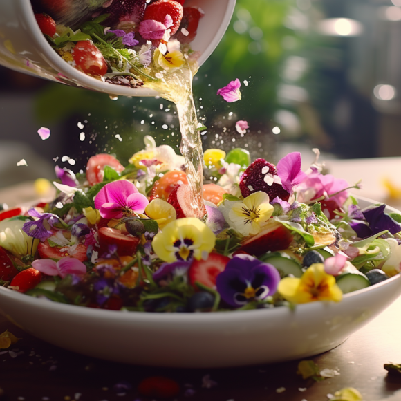 Floral Symphony in Salads: Refreshing and Vibrant Recipes with Edible Flowers