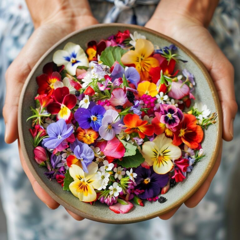 Petite Floral Pleasures: Elegant Appetizer Recipes with Edible Blooms