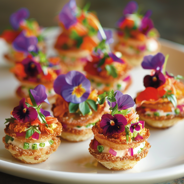 Floral Fiesta Finger Foods: Bite-Sized Delights for Every Occasion