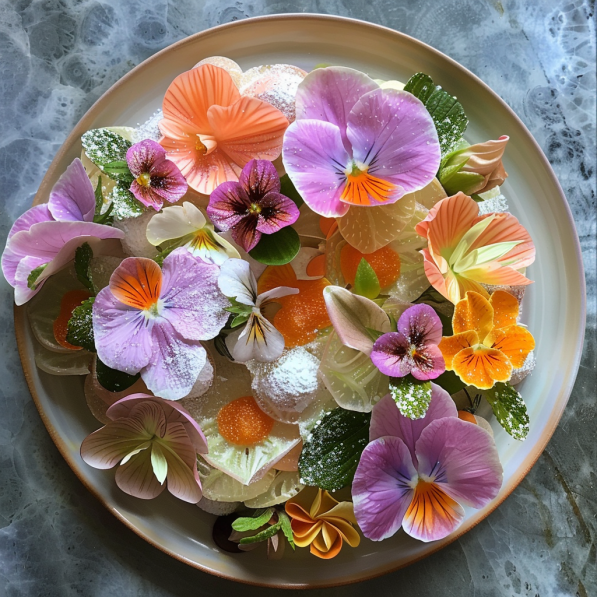 Floral Garnishes Galore: Elevating Plating with Edible Petals