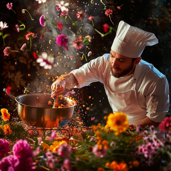 Garden-to-Table Gastronomy: Farm-to-Fork Cooking with Edible Flowers