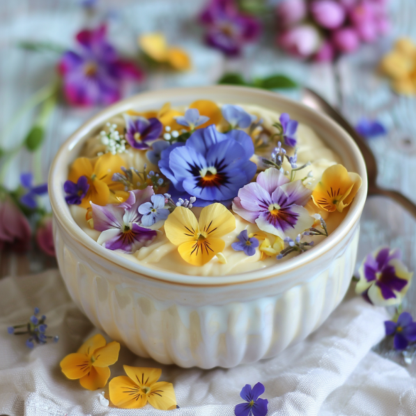 Sweet Temptations: Dessert Ideas Featuring Decadent Edible Blossoms