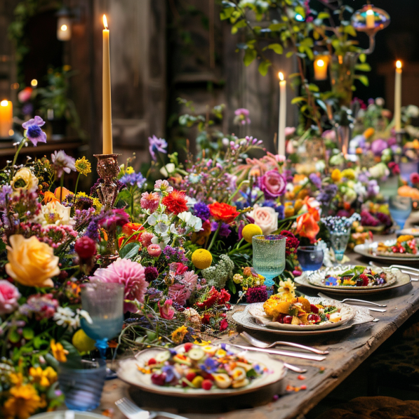 Edible Floral Elegance: Tips for Stunning Table Decorations with Edible Blooms