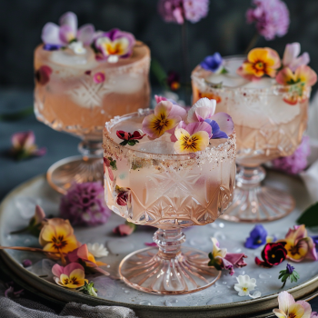 Blooming Beverages: Innovative Ideas for Drinks with Edible Blooms