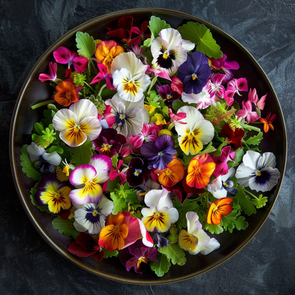 Fresh Floral Fare: Vibrant Salad Recipes with Edible Blooms: Culinary Flowers